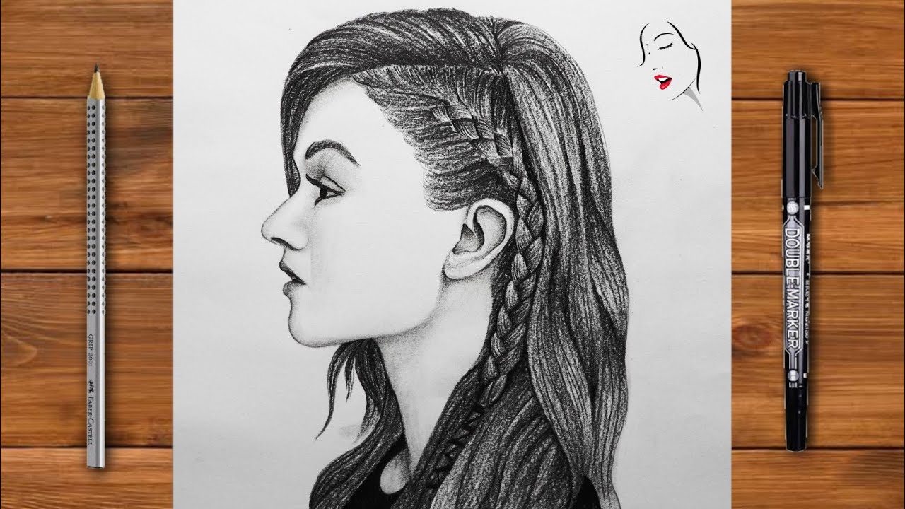 How To Draw A Realistic Face From The Side