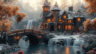 Medieval Castle In The Winter Forest - Mesmerizing Melodies That Will Quickly Put You To Sleep