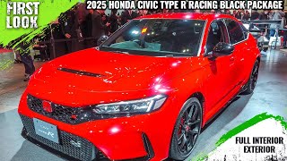 2025 Honda Civic Type R Racing Black Package Showcased At Tokyo Auto Salon - Full Interior Exterior