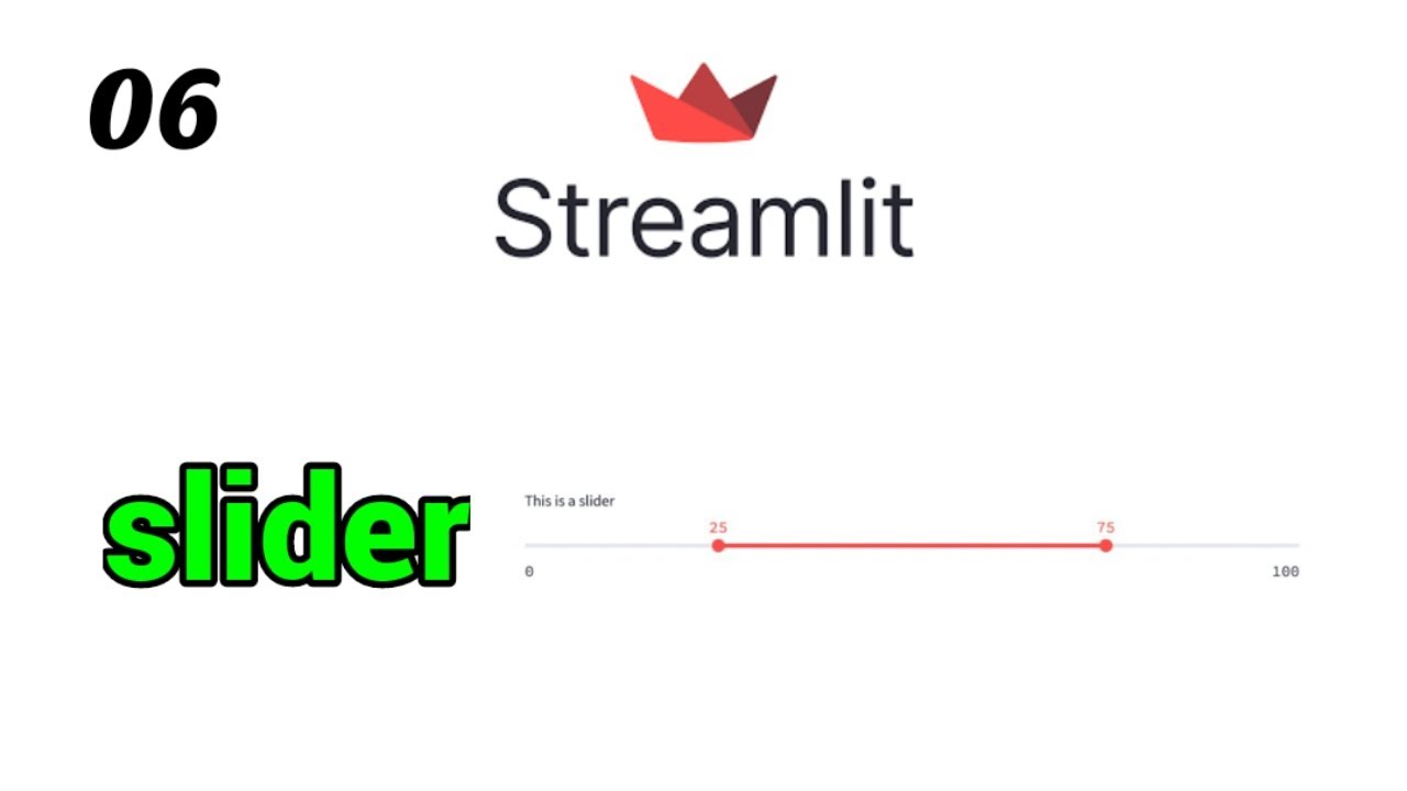 How To Add Slide To Streamlit Web Development Tutorial Snakeincode