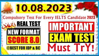 IELTS LISTENING PRACTICE TEST 2023 WITH ANSWERS | 10.08.2023