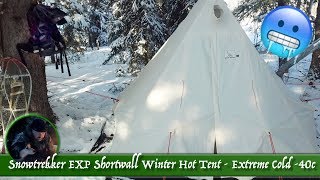 Snowtrekker EXP Shortwall Winter Hot Tent - Extreme Cold -40c