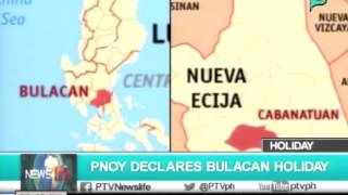 NewsLife: PNoy declares Bulacan holiday || Feb. 2, 2016