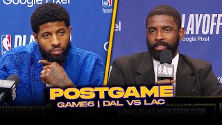 Mavs/Clippers Postgame, Kyrie, PG, Washington, Coaches Reactions | GM6, 2024 WCR
