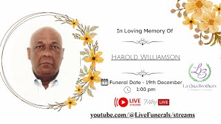 Funeral Of Harold Keith Williamson also known as “Bones” of Hope City, St. Andrew