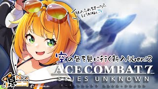 【初見配信/エースコンバット7】初めてのフライト！【源ニコ/PYGOSCELIS+】