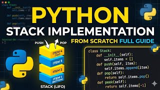 Stack Implementation in Python | DSA | OOPS