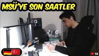 Gelin Çalışalım! MSÜ SON SAATLER!! | Study With Me | Gün 53 | A1'den C1'e Almanca