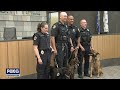 Waukesha police dogs sworn into service | FOX6 News Milwaukee