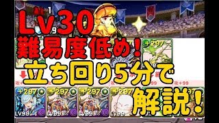 【パズドラ】7周年アニバーサリークエスト2 Lv30難易度低めキリ＆オーディンパーティを5分で立ち回り解説！