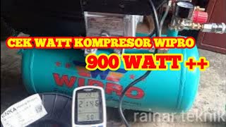 Cek berapa watt yang di butuh kan kompresor wipro 1pk