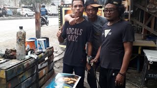 Lagi-lagi karya seni lukis airbrush pak jamari bikin greget!! ( jamari airbrush )