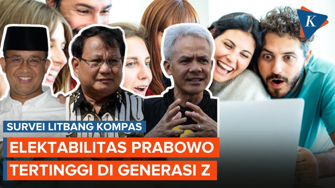 Survei Litbang "Kompas": Elektabilitas Prabowo Tertinggi Di Generasi Z ...