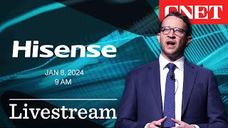 WATCH: Hisense Product Reveal Event at CES 2024 - LIVE