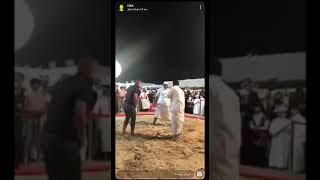 مصري يضرب القعقاع شقيق أمير قطر