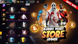 OB47 100% Buddy Mart Store Update | OB47 Update Free Fire | Free Fire New Event | OB47 Update Today