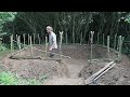 Building an Anglo-Saxon Pit House with Hand Tools - Part I  Medieval Primitive Bushcraft Shelter