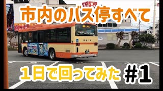 【静岡県下田市】市内のバス停一日で全部回ってみた#１