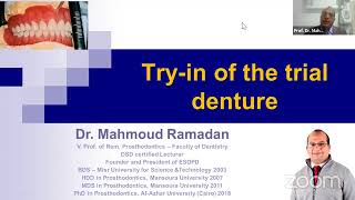 Complete denture try-in. Part 1: Extraoral examination