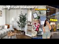 Living room tour 🛋️💓: و أخيرا جولة فصالوني ، مشتريات للداري🏡 تحولت للدار جديدة 🤍🪞،