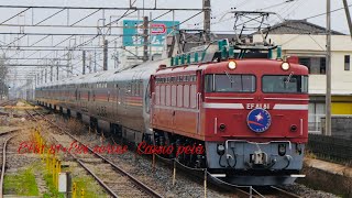 EF81 81+E26系 臨時カシオペア紀行 盛岡行き 間々田駅通過