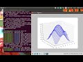 3D Plot (and Animation) using Meshgrid on Python in Ubuntu