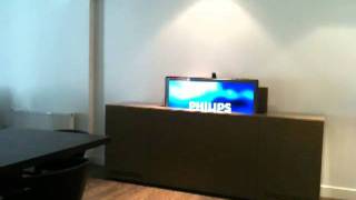 Sideboard with integrated TV