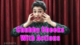 Chubby Cheeks Dimple Chin With Actions | Nursery Rhymes With Actions For Kids