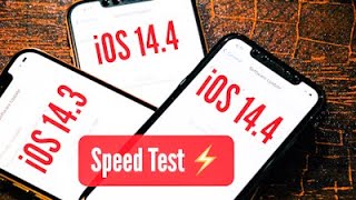 SPEED TEST - iPhone 12 Pro Max (iOS 14.4 Beta 2 vs iOS 14.3) vs iPhone X (IOS 14.4 Beta 2)