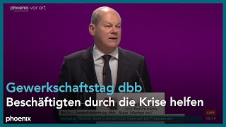 Olaf Scholz beim dbb-Gewerkschaftstag