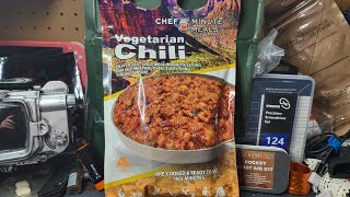 CHEF 5 MINUTE BACKPACK MEAL VEGETARIAN CHILI REVIEW