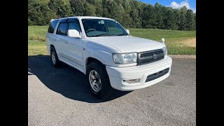 0100-111 TechMotorsPostalCars.com 1999 Toyota Hilux Surf 127K Miles Factory RHD USA Right Hand Drive