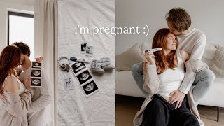 I'M PREGNANT!! (finding out and surprising my husband)