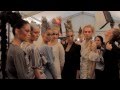 Backstage at the Vivienne Westwood Red Label Spring-Summer 2012 Show at London Fashion Week