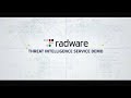 Radware's Threat Intelligence Service Demo