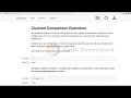 Chained Comparison Operators in Python