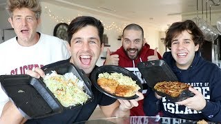 MALL FOOD MUKBANG (NOODLES AND SANDWICHES!)