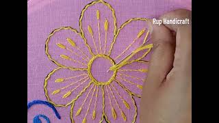 Hand Embroidery! Bangladeshi Traditional Nonshi Katha Stitch Tutorial