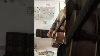 No.50【Let's play together🎸rhythm basic training】quarter note strumming +rest 4分音符+休符