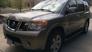 2008 Nissan Armada LE 4WD (Start Up, In Depth Tour, and Review)