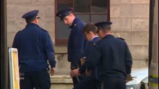 Simeon Burke Arrives In Chains At The High Court - Dublin Ireland - Enoch Burke