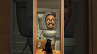 Cat reaction to 🙀​ Skibidi Toilet Song (Season-2) 🚽 Balloon 🎈 Episode 4-5-6