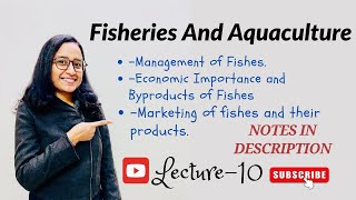 Management of Fish | Economic Importance and Byproducts of Fishes | Marketing of Fishes | Zoology.