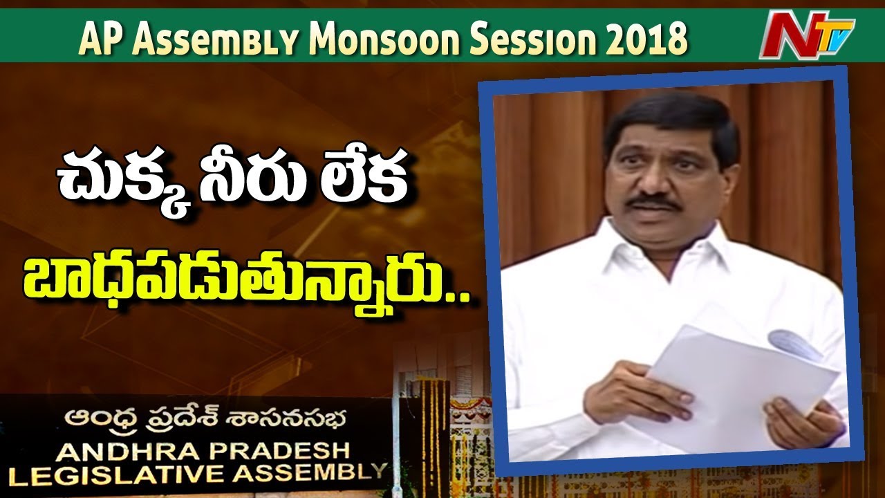 TDP MLA BC Janardhan Reddy Speech At AP Assembly | Discussion On Crops ...