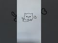 Hướng dẫn vẽ bé mèo cute đơn giản mà ai cũng vẽ được #art #thanhphuong #shorts