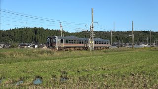 羽越本線 GV-E400系 村上～岩船町