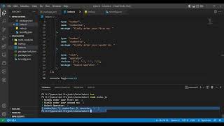 Project 00 Calculator CLI in TypeScript