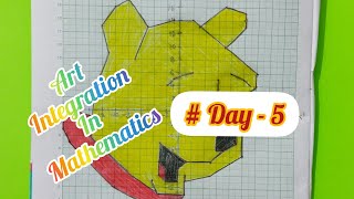 Art integrated Math Project /Coordinate Geometry Activity / Graph paper Activity / #Day5
