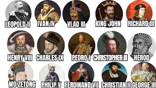 The 15 Most Evil Kings in History