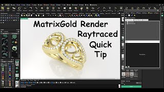 MatrixGold Render Raytraced Quick Tip